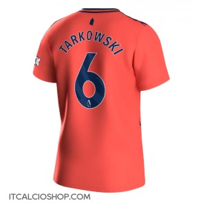 Everton James Tarkowski #6 Seconda Maglia 2023-24 Manica Corta